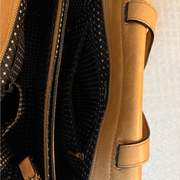 Kate Spade Saturday Tan Leather Large Satchel with Metal Hardware. EUC - Picture 7 of 12